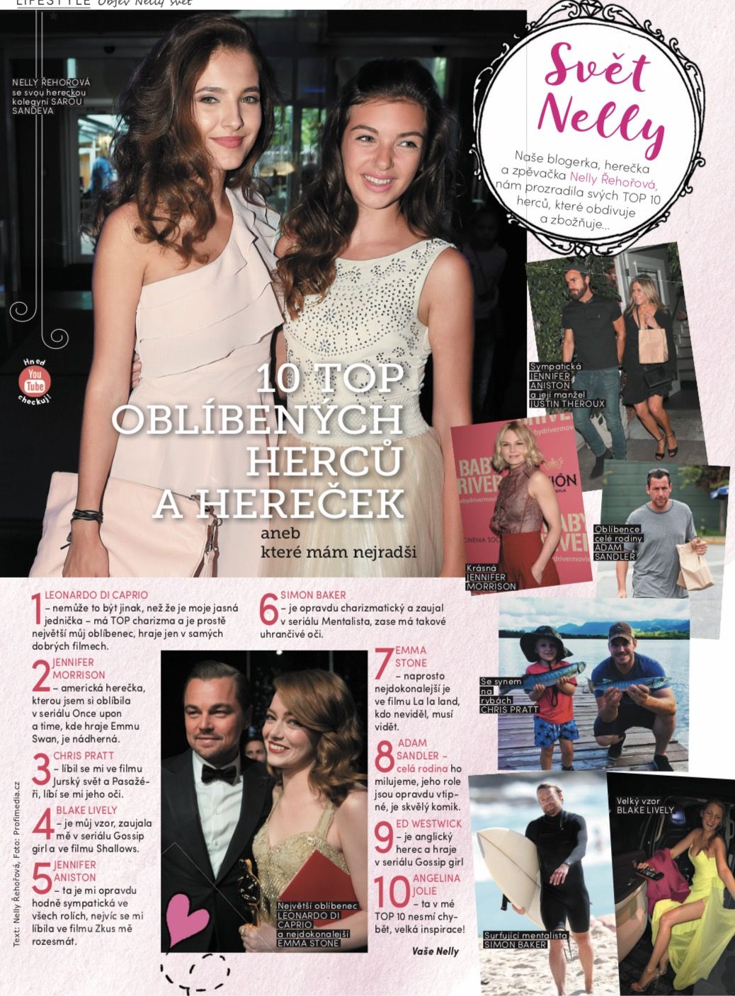 10 TOP mých oblíbených herců a hereček