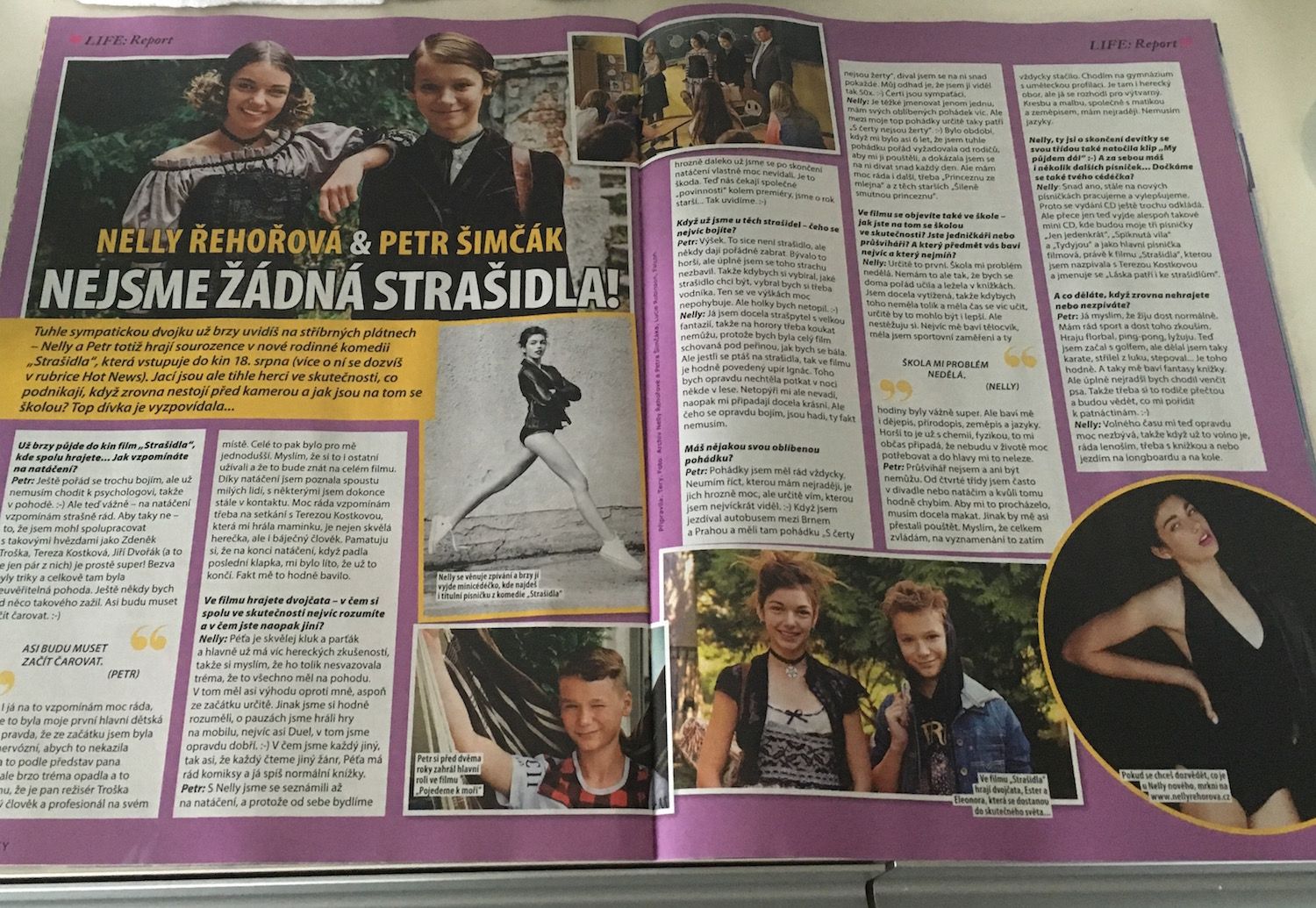 O Strašidlech a focení s Lucií Robinson